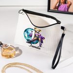 Trousse de maquillage personnalisée avec nom et dragonne pour les amateurs de hip-hop.