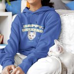 Personalized Multicolour Special Cat Dog Photo Design Soft T-shirt Sweatshirt Hoodie with Name Pet Party Birthday Gift for Kids Adults Pet Lovers