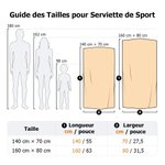 Serviette de Sport Super Absorbante Personnalisée avec Nom Motif de Ballon ou Balle et Numéro Cadeau Anniversaire pour Enfant Amis Amateur de Sport