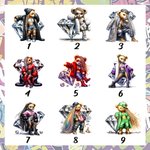 Personalized Hip Hop Bear Birthstone Large Capacity Tote Bag with Name Birthday Gift for Black Queen Hip-Hop Lovers