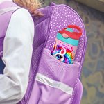 Personalisierte Dinosaurier Fantasy Einhorn Name 12 oz Kind isolierte Wasserflasche mit Griff und Silikon Stroh Geburtstag zurück zu Schule Geschenk für Junge Mädchen