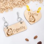 Gepersonaliseerde schattige cavia houten plaquette met naam huisdier benodigdheden vakantie verjaardagscadeau voor dierenliefhebbers