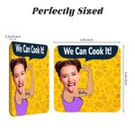 Personalized We Can Cook It Funny Face Photo Acrylic Fridge Magnet with Name Home Decor  Birthday Gift for Cooking Enthusiasts