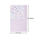 Personalizada Flor Silvestre Lindo Zorro Jirafa Elefante Manta de Bebé con Nombre Bordado Cumpleaños Baby Shower Regalo para Recién Nacidos