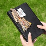 Personalized Boho NFC Daily Bible Verse Prayer Tassel with Text and Beads Cross Bible Study Accessory Baptism Christian Gift for Family Friends