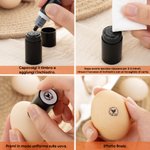 Timbro per uova personalizzato con nome testo e diversi modelli standard FDA inchiostro alimentare fattorie regalo per famiglia e allevatori