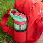 Personlig tecknad djur 475 ml barnflaska med namn lätt att bära säker och giftfri perfekt som tillbaka till skolan present för barn