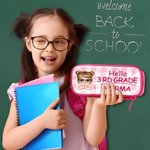 Personalized Cartoon Character Double Layer Pencil Case with Name and Text School Supplies Back to School Birthday Gift for Teacher Children