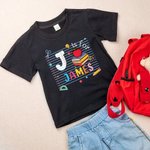 Personalized Pencil Apple Notebook Design Initial 100% Cotton Kid T-shirt with Name Back to School Birthday Gift for Boys Girls