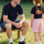 Personalized Oktoberfest 2025 Cartoon Character 100% Cotton Kid Adult T-shirt with Initial Beer Theme Party Birthday Gift for Beer Lovers Kids