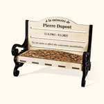 Mangeoire à Oiseaux Personnalisée avec Nom et Date Texte Décoration avec Ventouses Cadeau de Sympathie