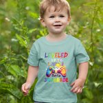 Personalized Gamepad Ink Splashing Design T-shirt Sweatshirt Hoodie with Name and Grade Back to School Birthday Gift for Boys Girls