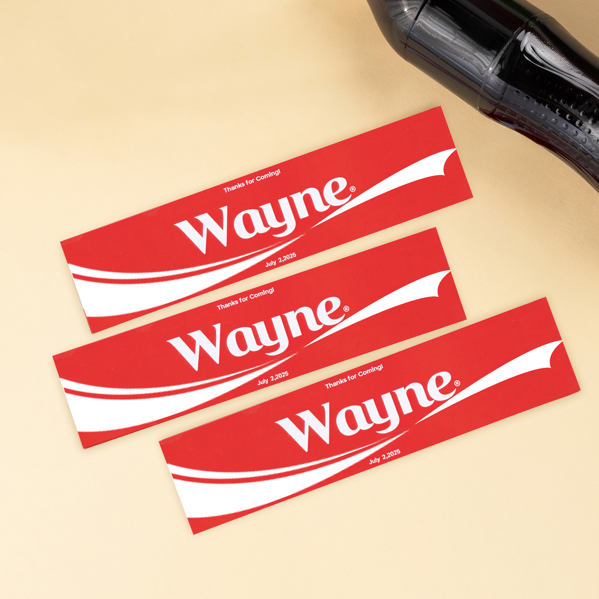 Personalized Cola Stickers Bottle Labels with Name and Text Set of 20 ...