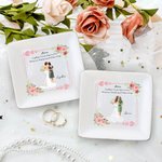 Personalized Mother and Bride Cartoon Character Trinket Jewelry Dish with Name Home Decor Wedding Bridal Appreciation Gift for Bride Mom