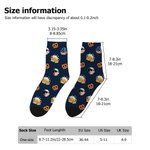 Personalized Pretzel Beer 1-2 Face Photos Soft Breathable Crew Mid-Calf Socks Beer Festival Party Gift for Bartenders Drinkers