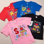 Personalized Pencil Apple Notebook Design Initial 100% Cotton Kid T-shirt with Name Back to School Birthday Gift for Boys Girls