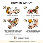 Personalized Waterproof Non-Toxic Cat Scratch Temporary Tattoo with Name Set of 4 Birthday Gift for Pet Lovers