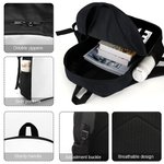 Zaino personalizzato 3D Cartoon Dinosaur Multicolore con nome Regalo di compleanno per bambini e studenti per il ritorno a scuola