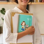 Planner 2026 personalizzato A5 con nome e personaggio cartone animato pagine settimanali e mensili regalo di compleanno per amici e famiglia