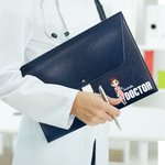 Personalizzato personaggio dei cartoni animati impermeabile cartella nome in pelle PU con chiusura a fibbia Regalo di compleanno di gratitudine per il personale medico infermieristico