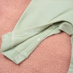 Personalised Watercolour Style Crib 100% Cotton Baby Romper Hat Set with Name Baby Shower Gift for Newborn New Parents