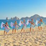 Personalized Cartoon Character Oversized Quick Dry Beach Towel with Name and Straw-Hat Initial Summer Essentials Birthday Gift for Family Members