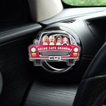 Personalized Kids Face Photo Acrylic Car Hanging Ornament Sunvisor Clip Air Vent Clip Car Decor Birthday Gift for Family