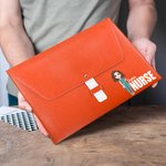 Personalizzato personaggio dei cartoni animati impermeabile cartella nome in pelle PU con chiusura a fibbia Regalo di compleanno di gratitudine per il personale medico infermieristico