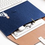 Personalizzato personaggio dei cartoni animati impermeabile cartella nome in pelle PU con chiusura a fibbia Regalo di compleanno di gratitudine per il personale medico infermieristico