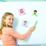 Personalized Multicolor Cartoon Character Fridge Magnet with Name Birthday Back to School Gift for Teachers Kids Students