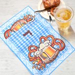 Personalisierter Schmutzabweisender Oktoberfest-Design Tischläufer mit Text Tischdeko Geschenk für Familie Partyveranstalter