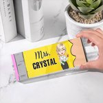 Personalized Cartoon Teacher Acrylic Ornament Durable Office Room Decor Teacher's Day Appreciation Birthday Gift for Teacher