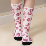 Personalized Birth Flower Soft Breathable Ankle Mid-Calf Socks Birthday Christmas Gift for Family Friends