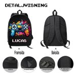 Personlig pixelryggsäck med spelkontrollsstil och färgglada splattor den perfekta skolstartsgåvan för barn studenter och spelentusiaster