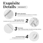 Personalized Retro French Toile De Jouy Waffle Tea Towel with Initial and Name Kitchen Decor Wedding Engagement Gift for Newlyweds Couple