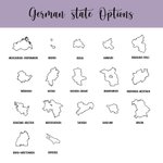 Personalised Birthday Flower I Miss You Face Acrylic Hanging Decoration with Name and Region Home Decoration Birthday Anniversary Gift for Friends