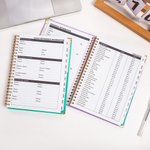 Planner 2026 personalizzato con personaggio in stile cartone animato con pagine settimanali e mensili regalo di compleanno per famiglia