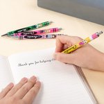 Personalized Cartoon Character Glitter Crayon Ball-Point Pens with Name Back to School Teacher's  Day Appreciation Gift for Teachers
