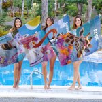 Personalisierte lustige Zebra Flamingo Tiere schnell trocken überdimensioniert Strandtuch mit Namen Sommerurlaub Strand Party Geschenk für Familie Freunde