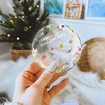 Personalised Birthday Flower I Miss You Face Acrylic Hanging Decoration with Name and Region Home Decoration Birthday Anniversary Gift for Friends