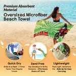 Toalla de playa personalizada de gran tamaño y secado rápido para deportes extremos con nombre Accesorios de vacaciones Regalo de cumpleaños para los amantes de las carreras deportivas