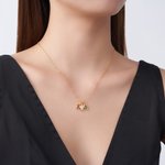 Personalized 1-8 Marquise Birthstones Necklace Dainty Jewelry Birthday Mother's Day Anniversary Gift for Women