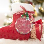 Personalised Birthday Flower I Miss You Face Acrylic Hanging Decoration with Name and Region Home Decoration Birthday Anniversary Gift for Friends