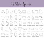 Personalised Birthday Flower I Miss You Face Acrylic Hanging Decoration with Name and Region Home Decoration Birthday Anniversary Gift for Friends