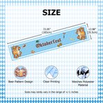 Personalised Beer Oktoberfest Bavaria Dirt-Resistant Table Runner with Text Table Decor Party Essentials Gift for Family Beer Lovers