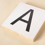 Personalized Crosswords Scrabble Puzzle Wooden Wall Tile with 1-10 Names Home Decor Birthday Housewarming Gift for Family Friend