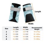 Chaussures pour chien antidérapantes personnalisées avec impression de patte multicolore pour trottoir chaud avec nom Accessoires d'extérieur Cadeau d'anniversaire pour les propriétaires de chiens