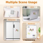 Personalized Birth Flower Magnetic Leather Bookmark Clip with Name Birthday Gift for Book Lovers Bookworms