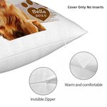 Henkilökohtainen kun kaipaat minua ei ole pelkoa Pet Photo pehmeä heittää tyynyn kansi nimi Memorial lahja lemmikin omistaja