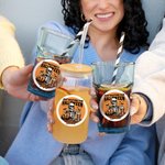 Personalizzato Aspettando Halloween Uomo Scheletro Adesivi impermeabili con nome Festa Decor Halloween Regalo di vacanza per gli amici della famiglia